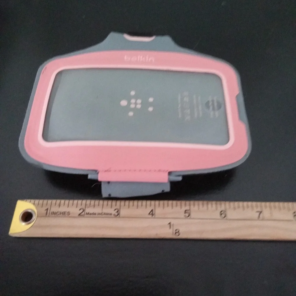 Belkin Sport-Fit Plus Armband iPhone 7 8 Case Gray Pink Running Workout Fitness